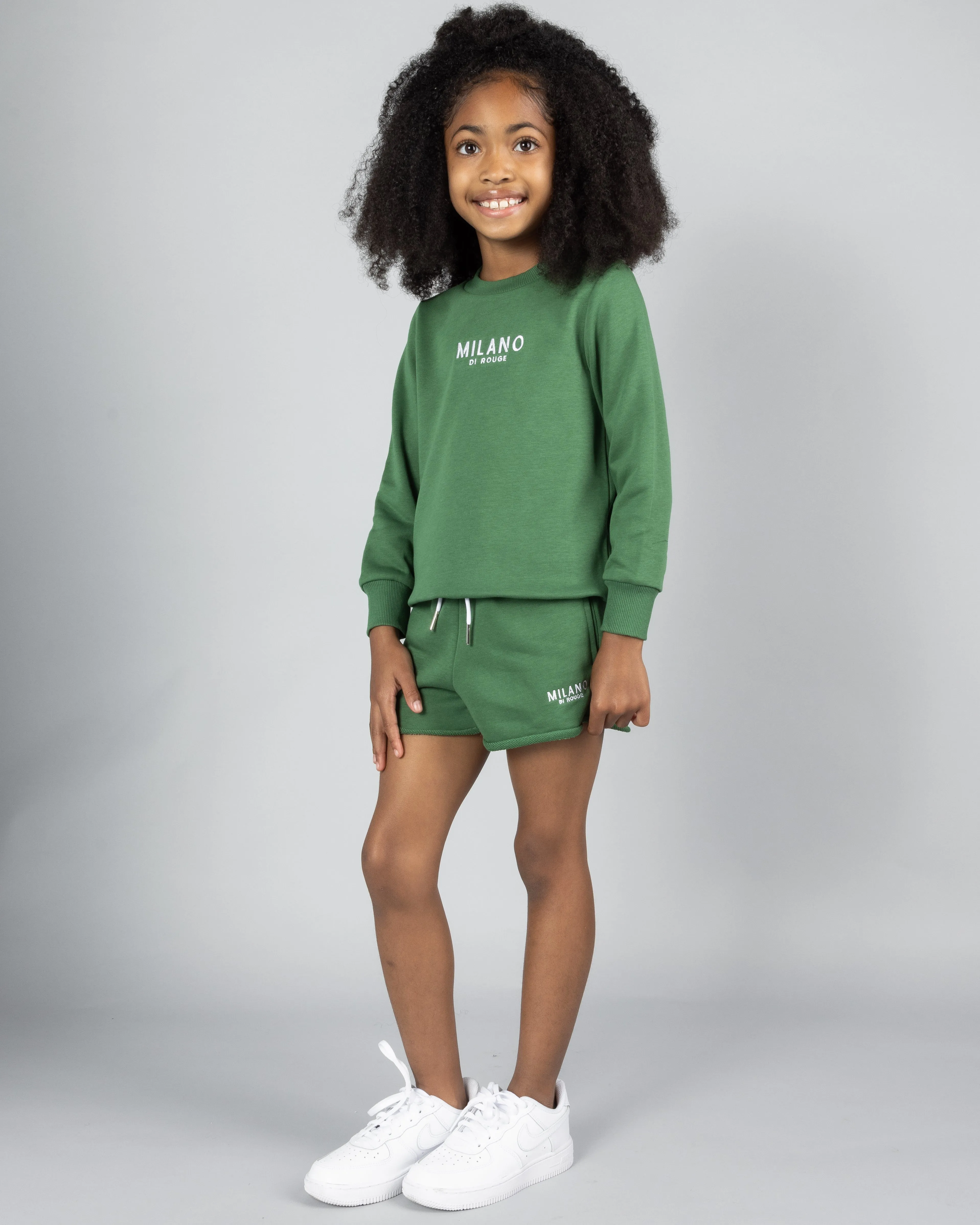 Kids Girl Summer Signature Fleece Shorts