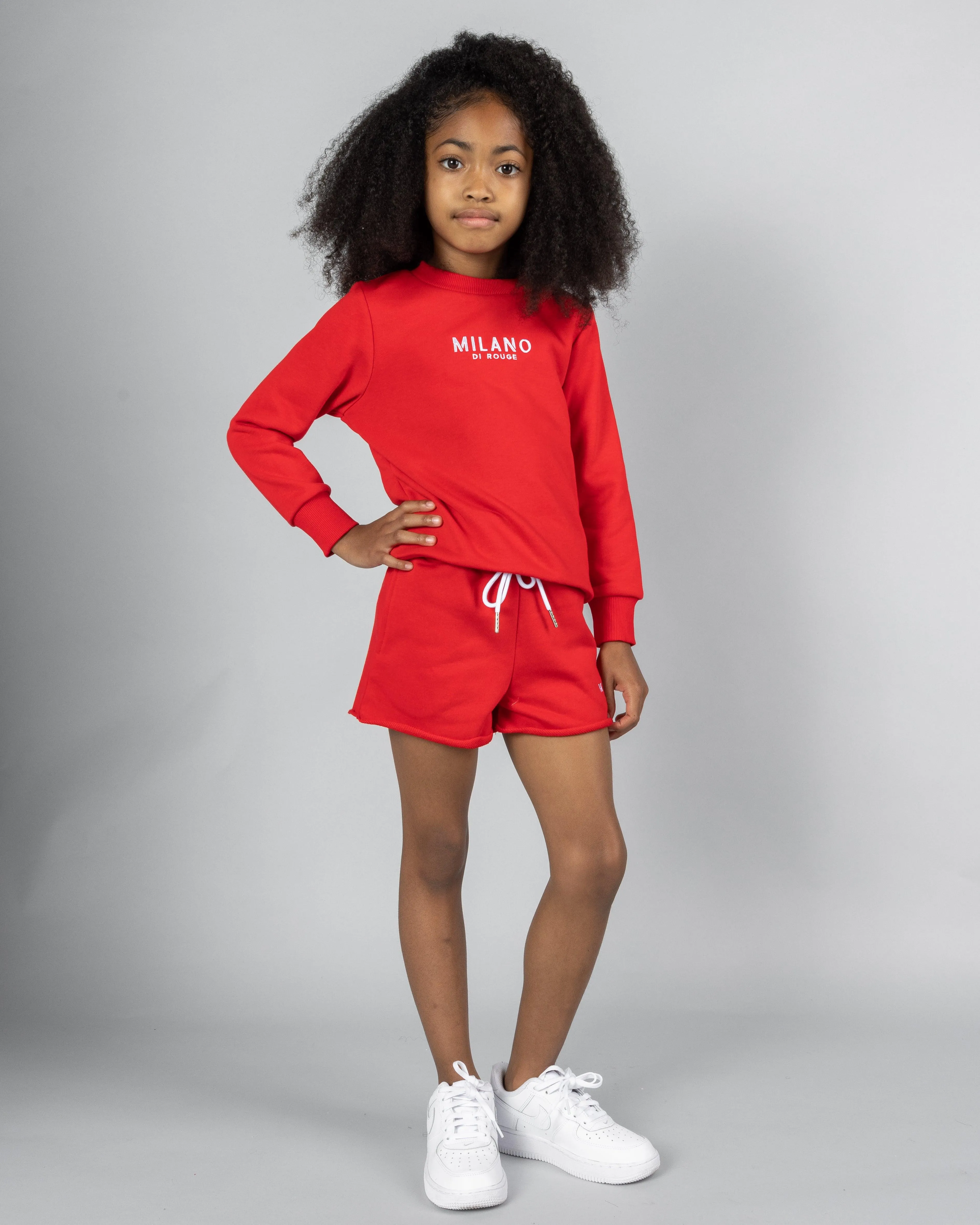 Kids Girl Summer Signature Fleece Shorts