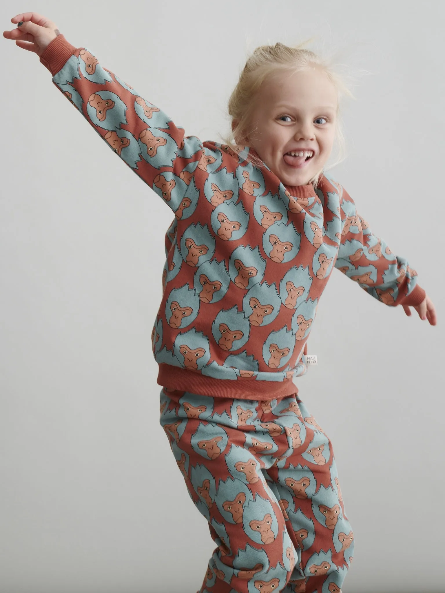 Kids' Snow Monkey Sweatpants Brown