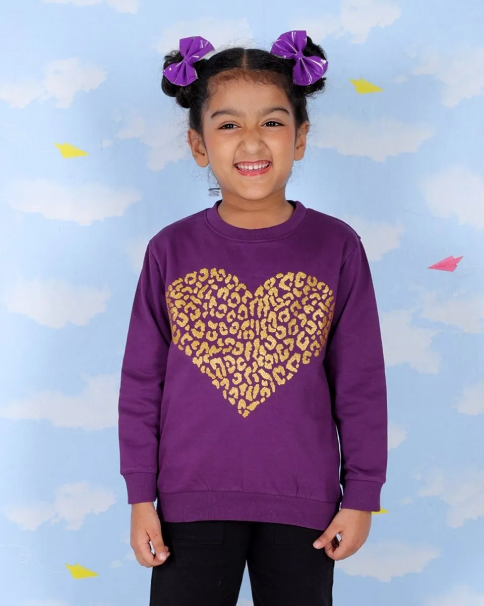 Kids Sweatshirt Combo of 3-Heart Of Gold-Warm Socks And Hot Cocoa-Flutter Your Wings