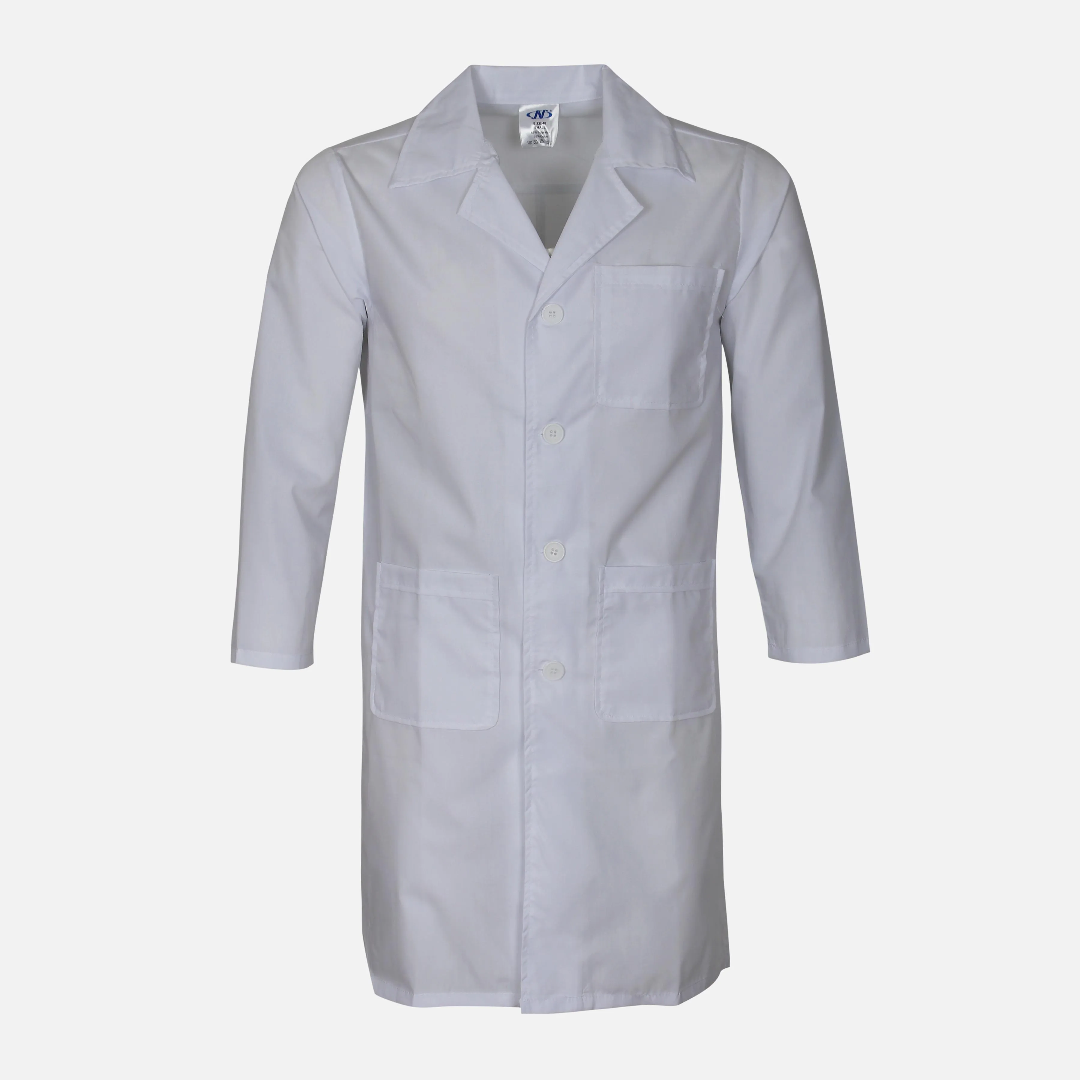 KIDS UNISEX LONG SLEEVE LAB COAT