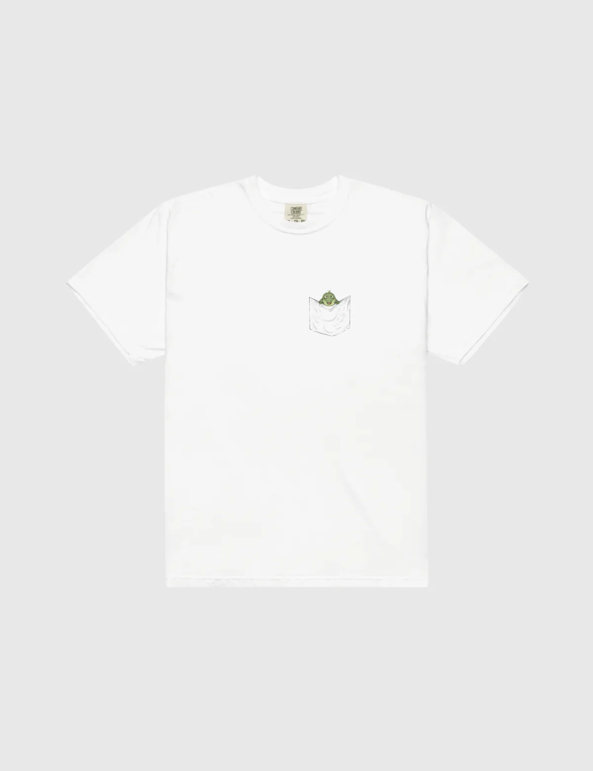 Leo Pocket Unisex T-Shirt [White]