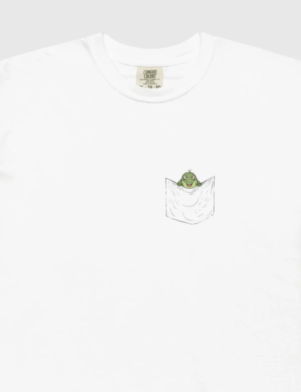 Leo Pocket Unisex T-Shirt [White]