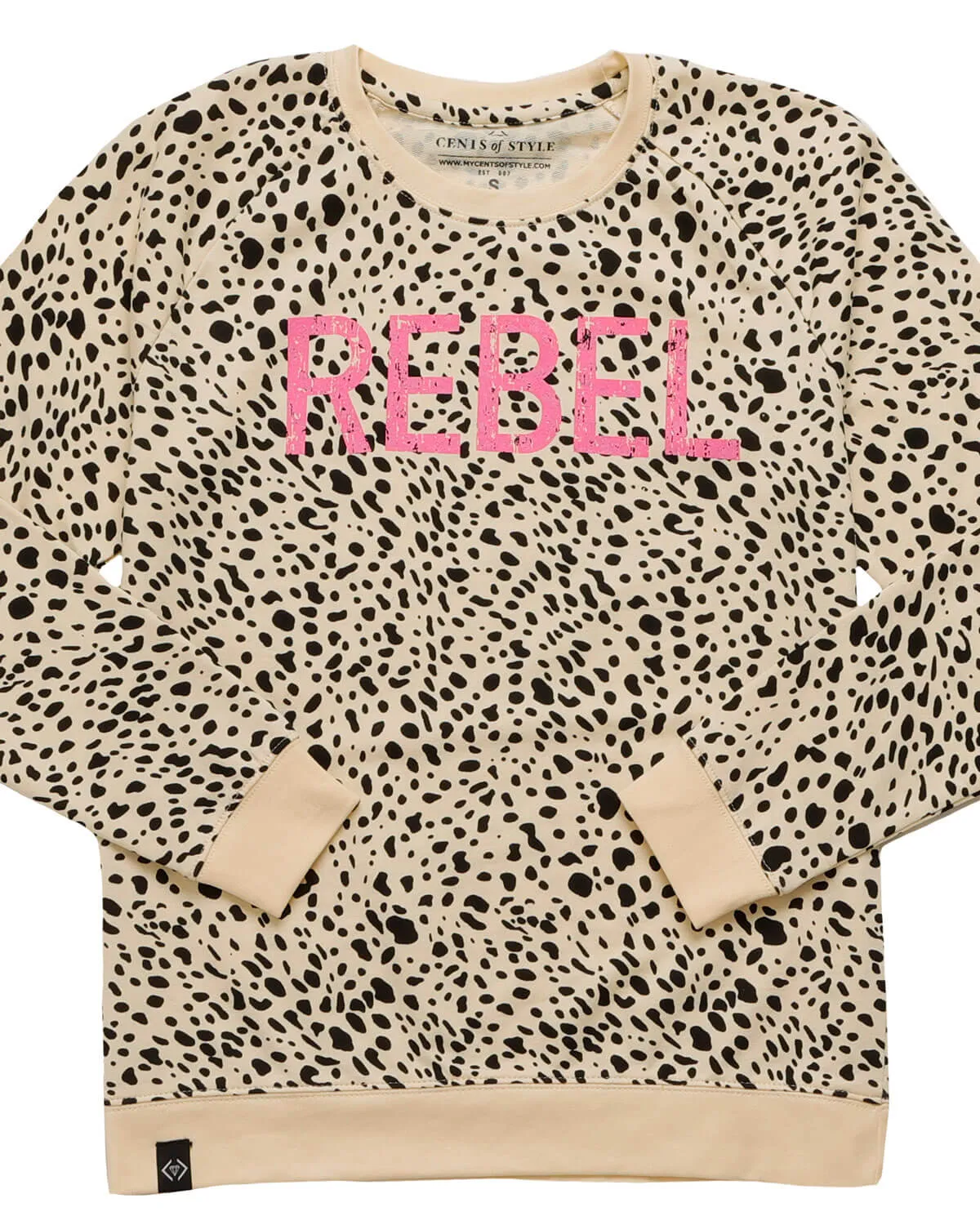 Leopard Rebel Graphic Sweatshirt | XS-S