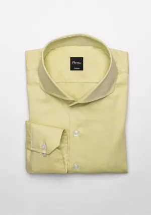 Lime Green Dobby Structured Shirt