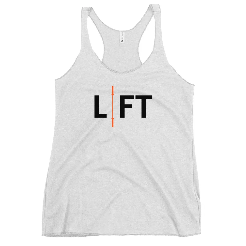 Linchpin "Lift" Women's Racerback Tank (Black Logo)