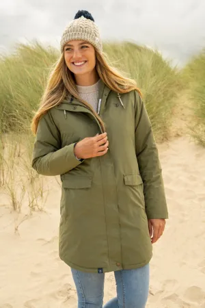 Long Iona Coat - Khaki