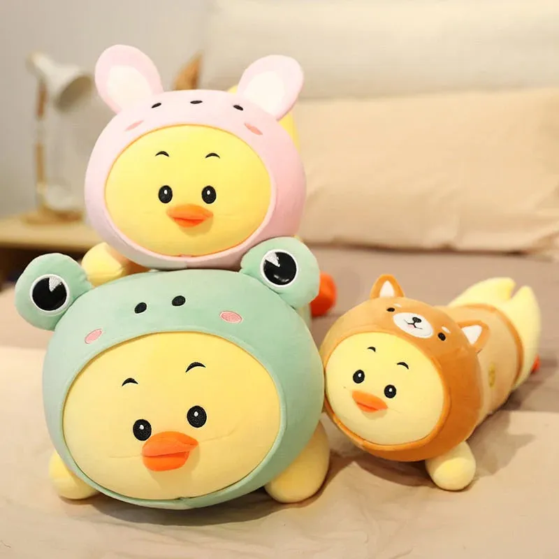 Long Snuggly Kawaii Duck Dress Up Cosplay Corgi Bunny Frog Plushies