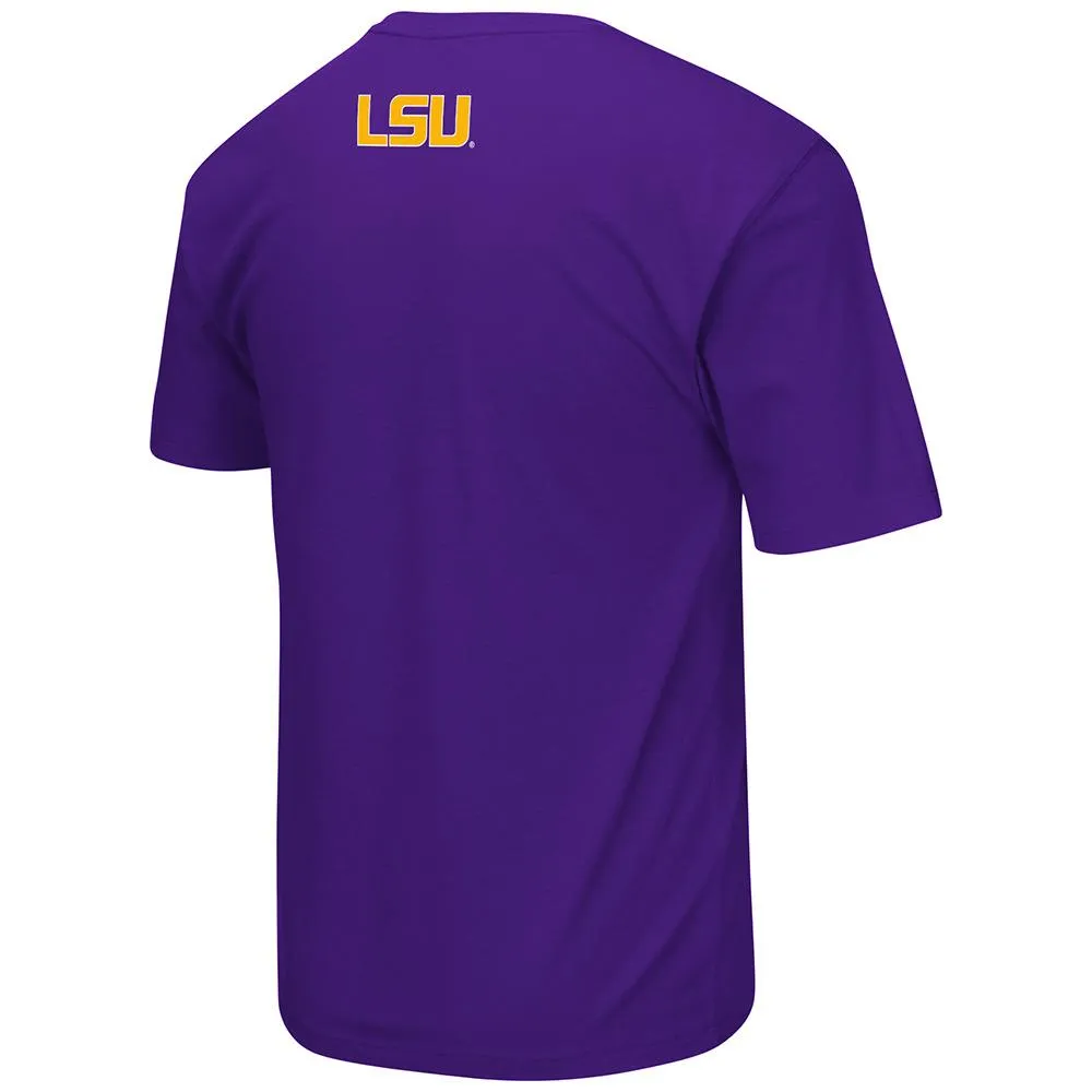 LSU Tigers Colosseum Purple Lightweight Breathable Active Workout T-Shirt