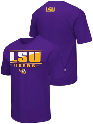 LSU Tigers Colosseum Purple Lightweight Breathable Active Workout T-Shirt