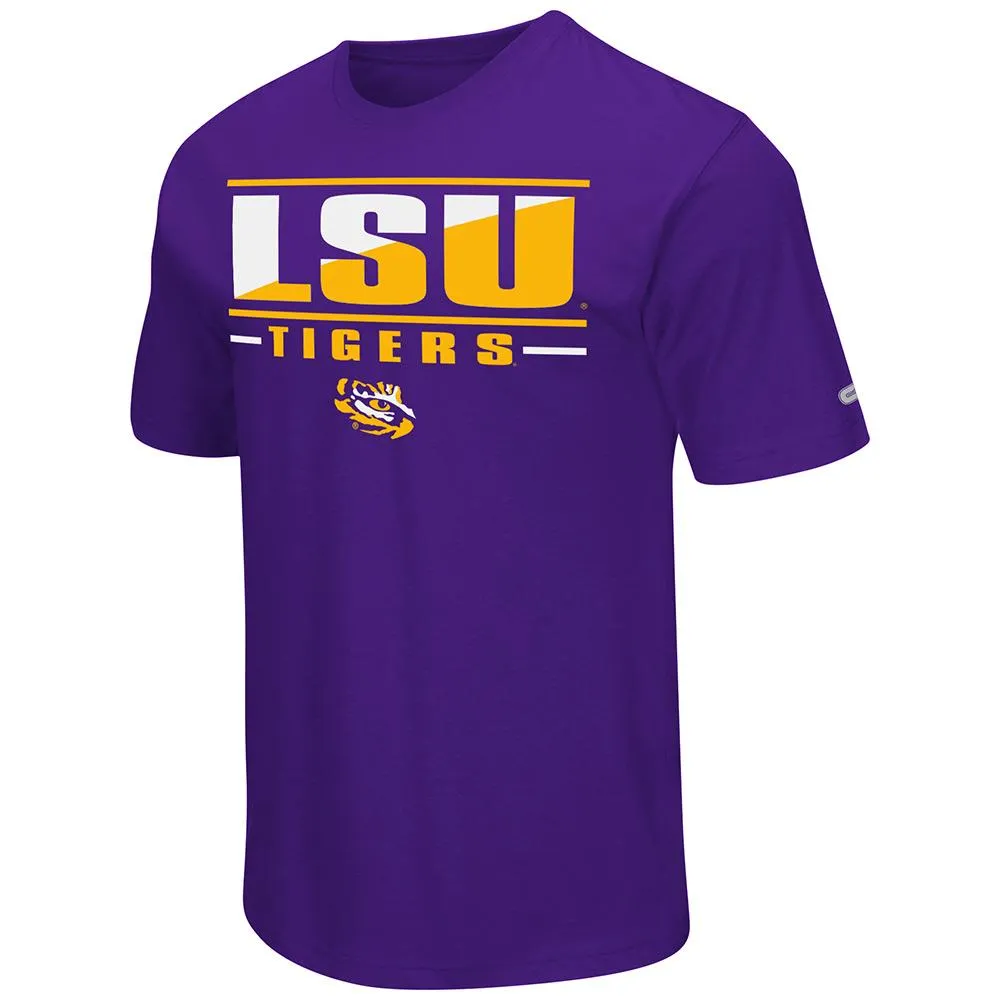 LSU Tigers Colosseum Purple Lightweight Breathable Active Workout T-Shirt