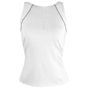 Lucky In Love Women's Grand Slam Tank - White