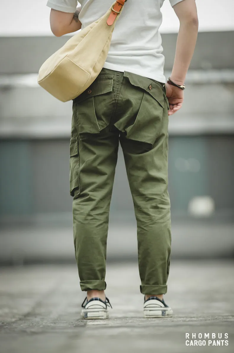 Marden Cargo Tactical Pants Army Green Multi-pocket Breathable Trousers Consuls Military Commando Training Trousers Techwear