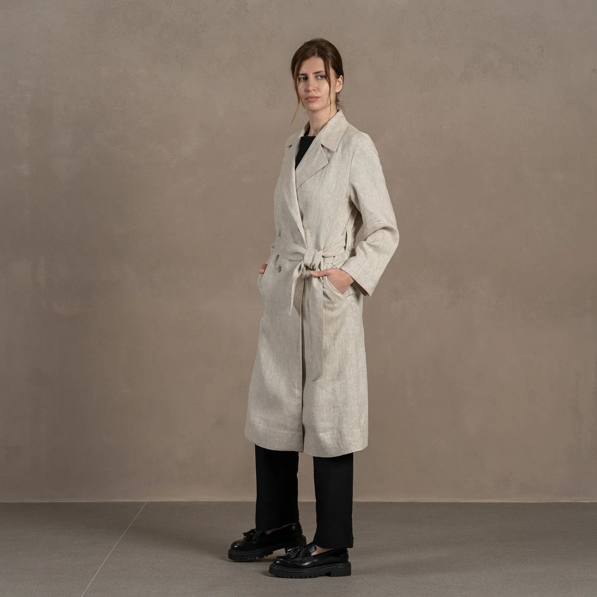 MENIQUE Trench Coat Rese