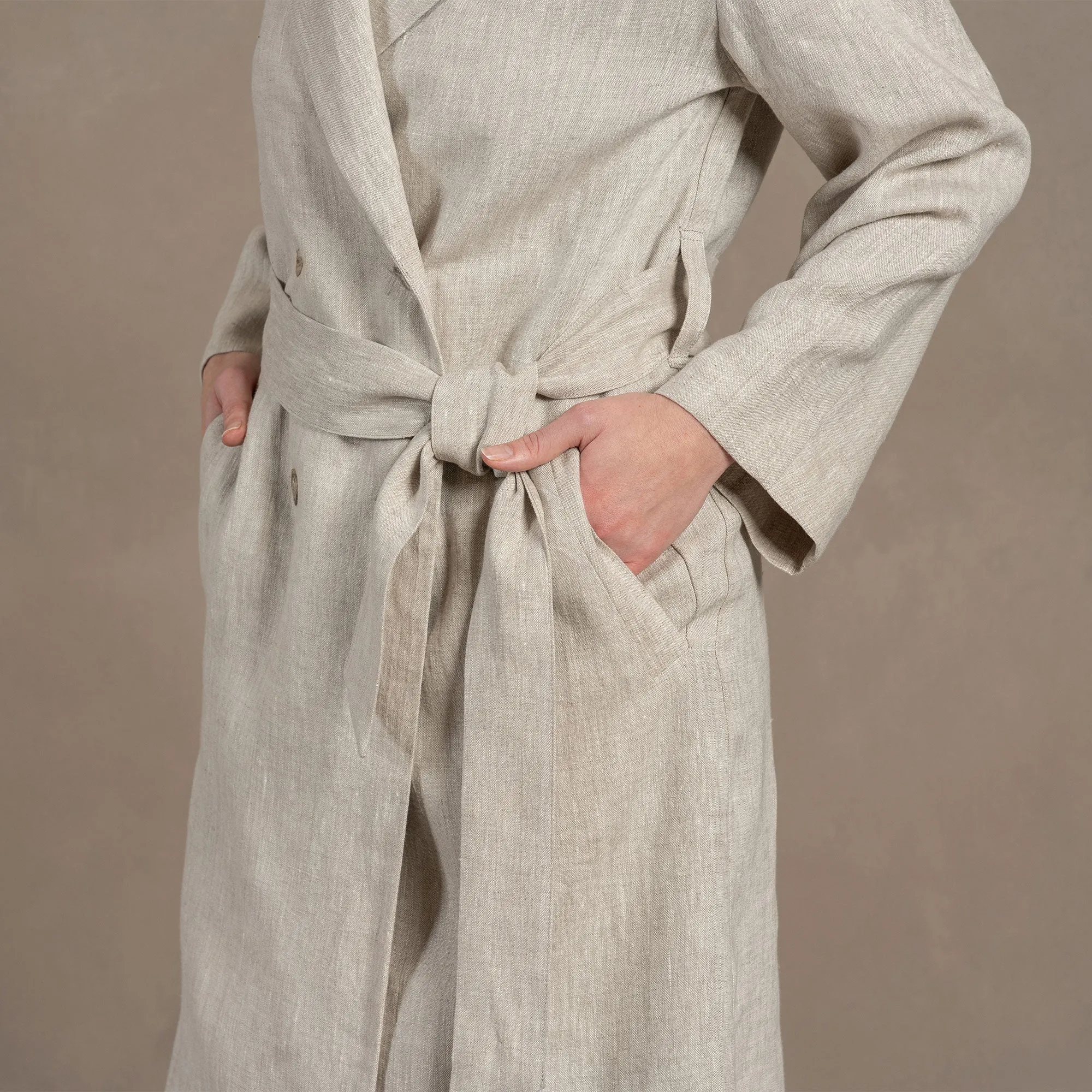 MENIQUE Trench Coat Rese