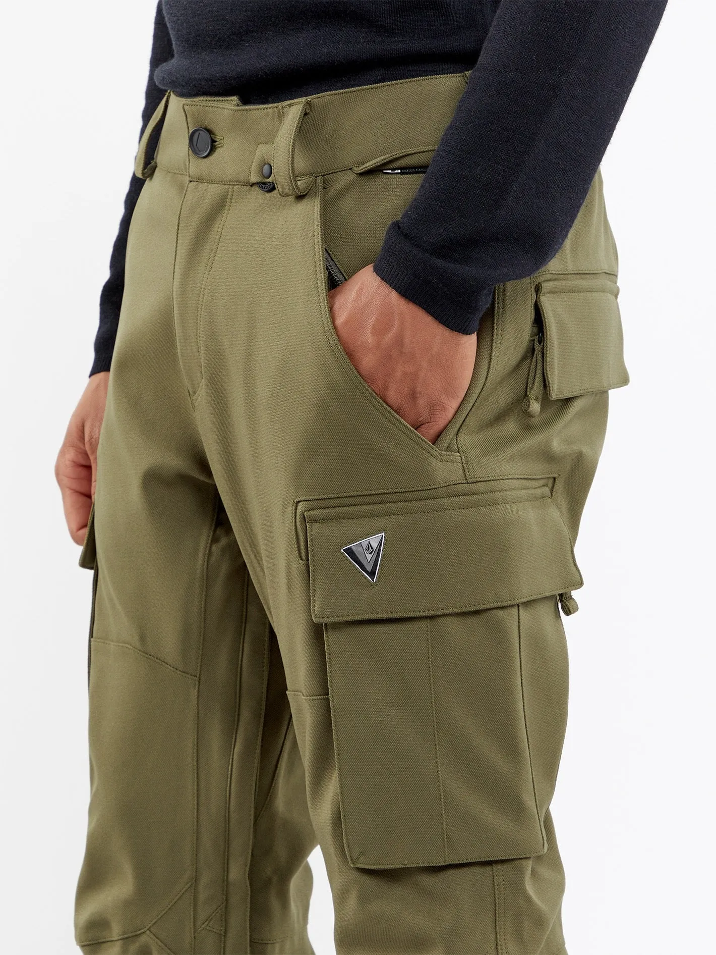 Mens New Articulated Pants - Military