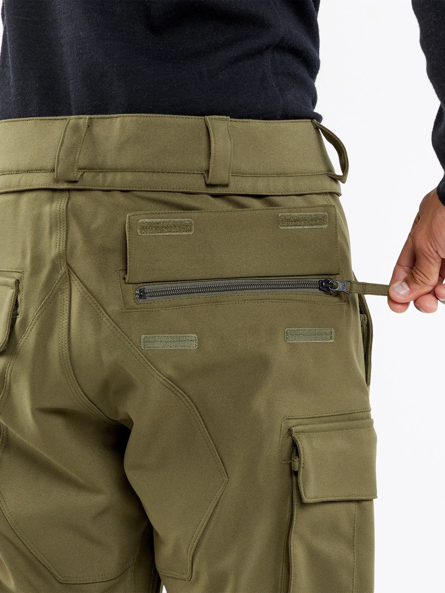 Mens New Articulated Pants - Military