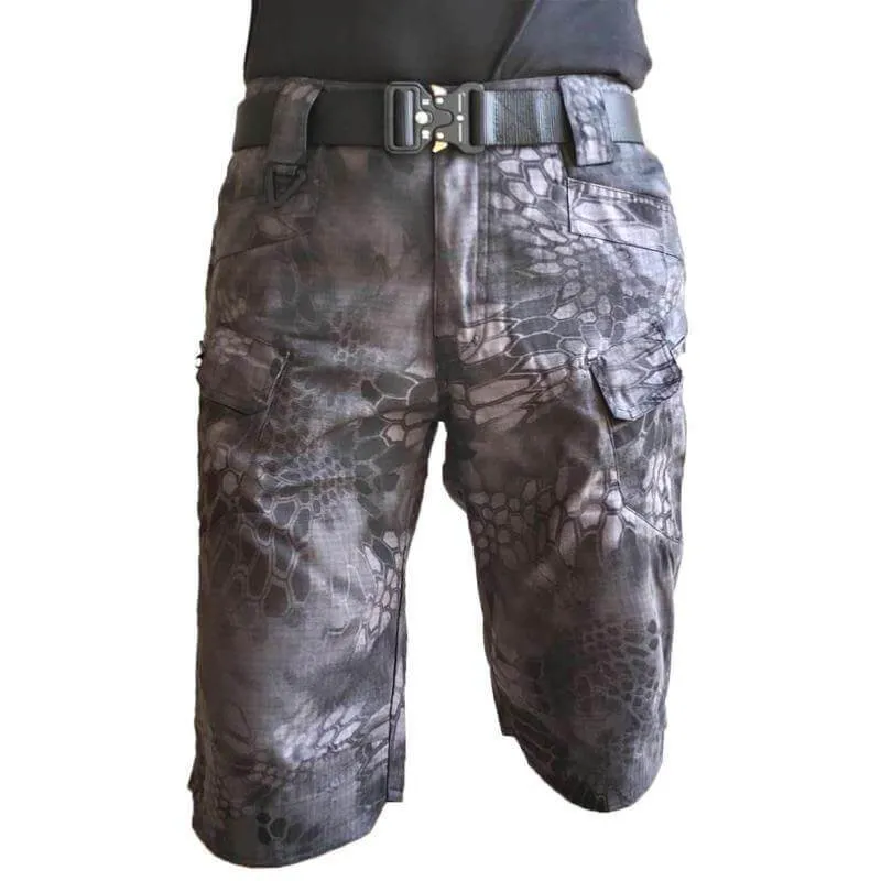 Men's Urban Military Cargo Shorts Summer Comfortable Breathable Classic Multi-pocket Tactical Shorts Outdoor Camo Short Pants