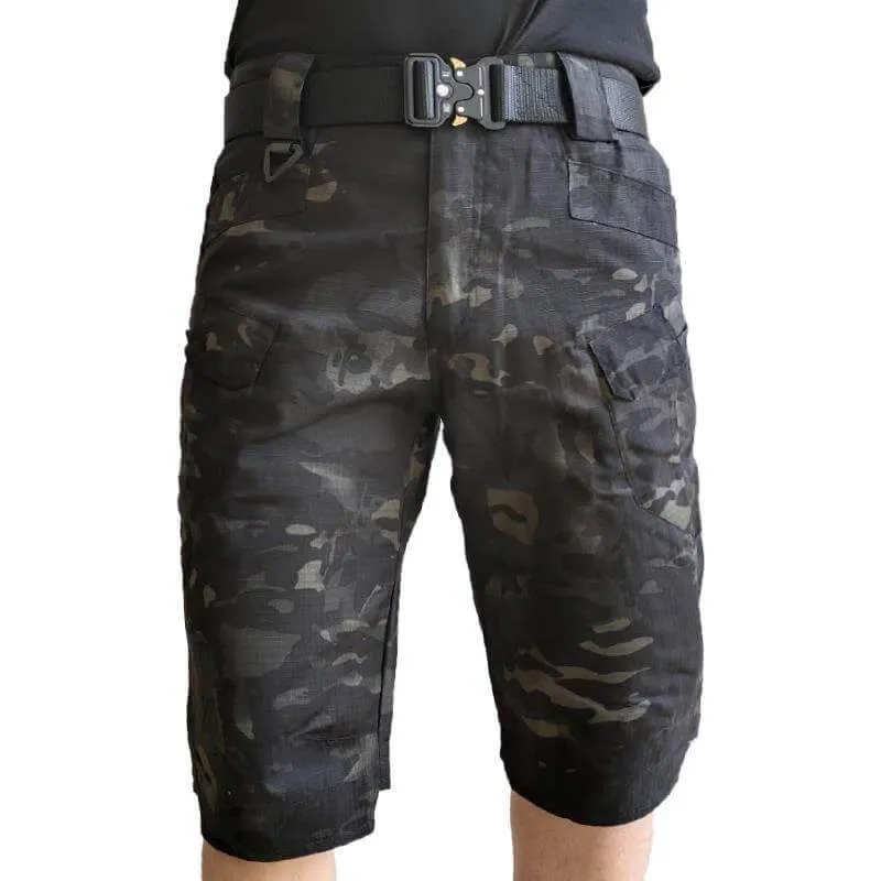 Men's Urban Military Cargo Shorts Summer Comfortable Breathable Classic Multi-pocket Tactical Shorts Outdoor Camo Short Pants