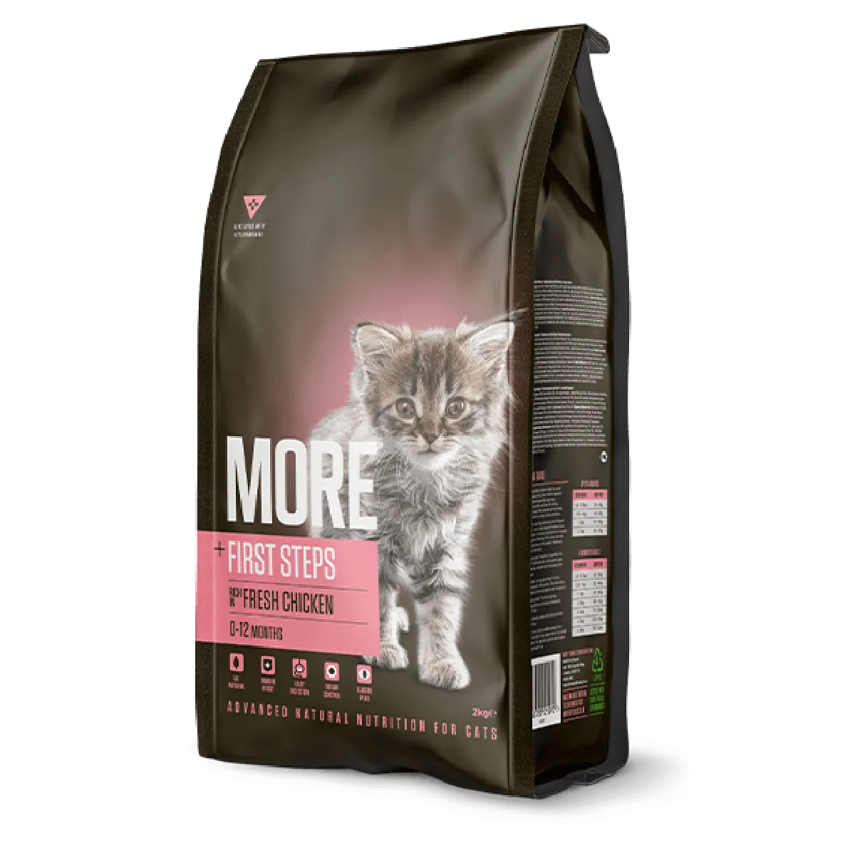 MORE First Steps Chicken Kitten Dry Food 2kg