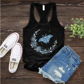 Moth Flower Moon Women's Tank Top