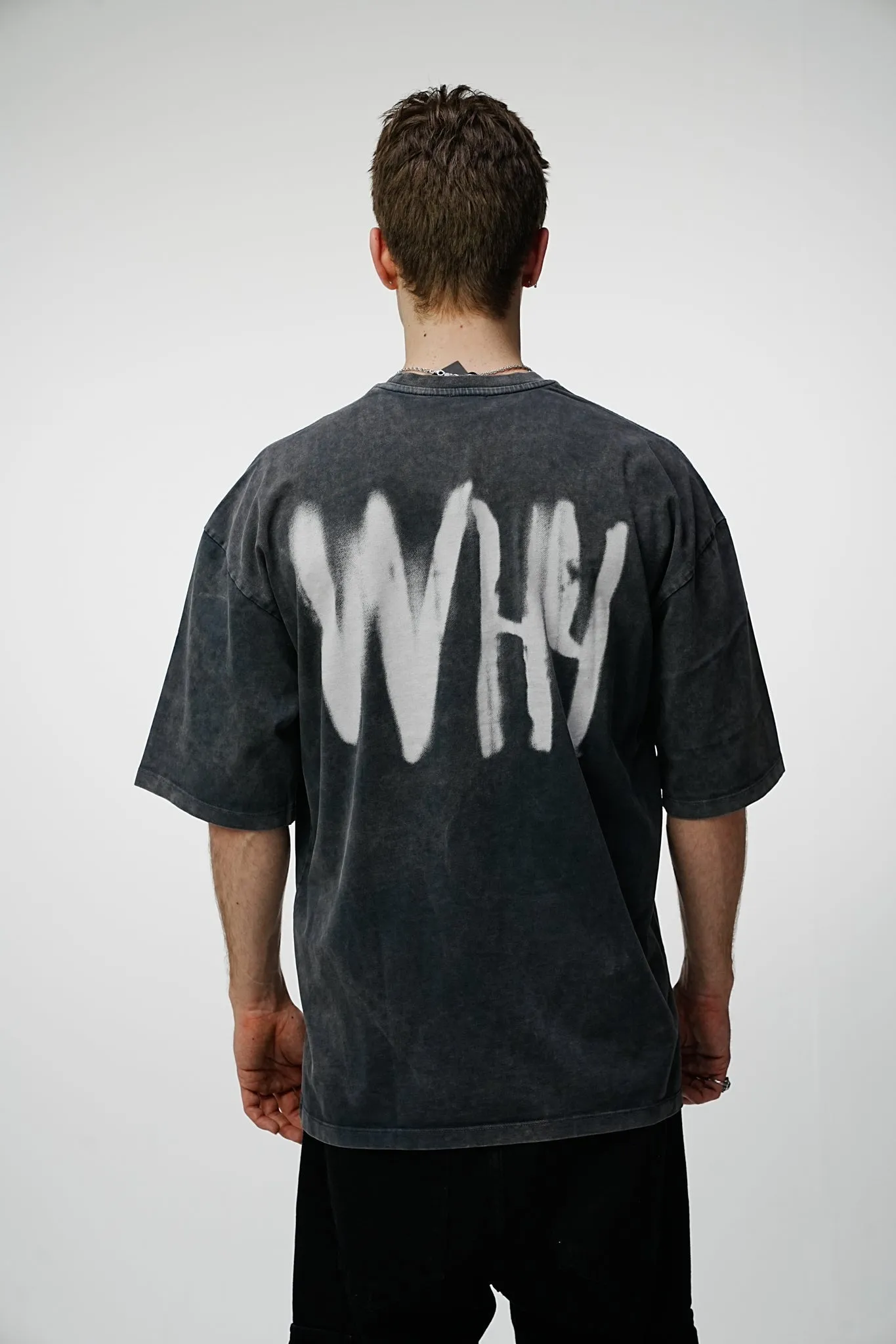 NFT Heavy Oversized Washed Tee - Black