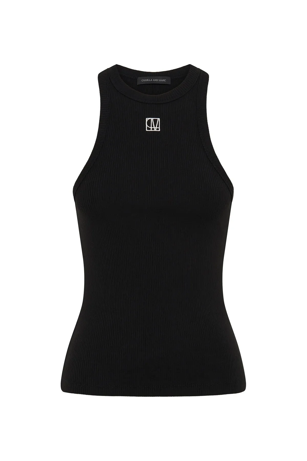 Nora Rib Tank - Black