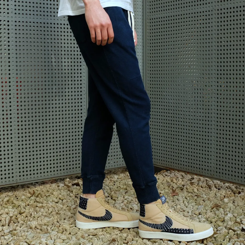 OD LW Indigo Dyed Latch Pile Military Sweatpants