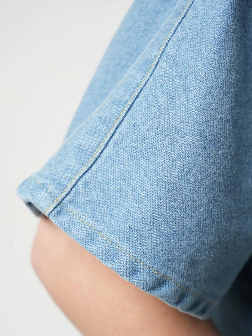 Oversized Denim Hooded Dress