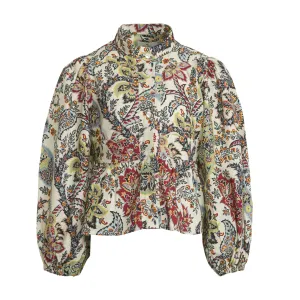 Paisley Print Blouse