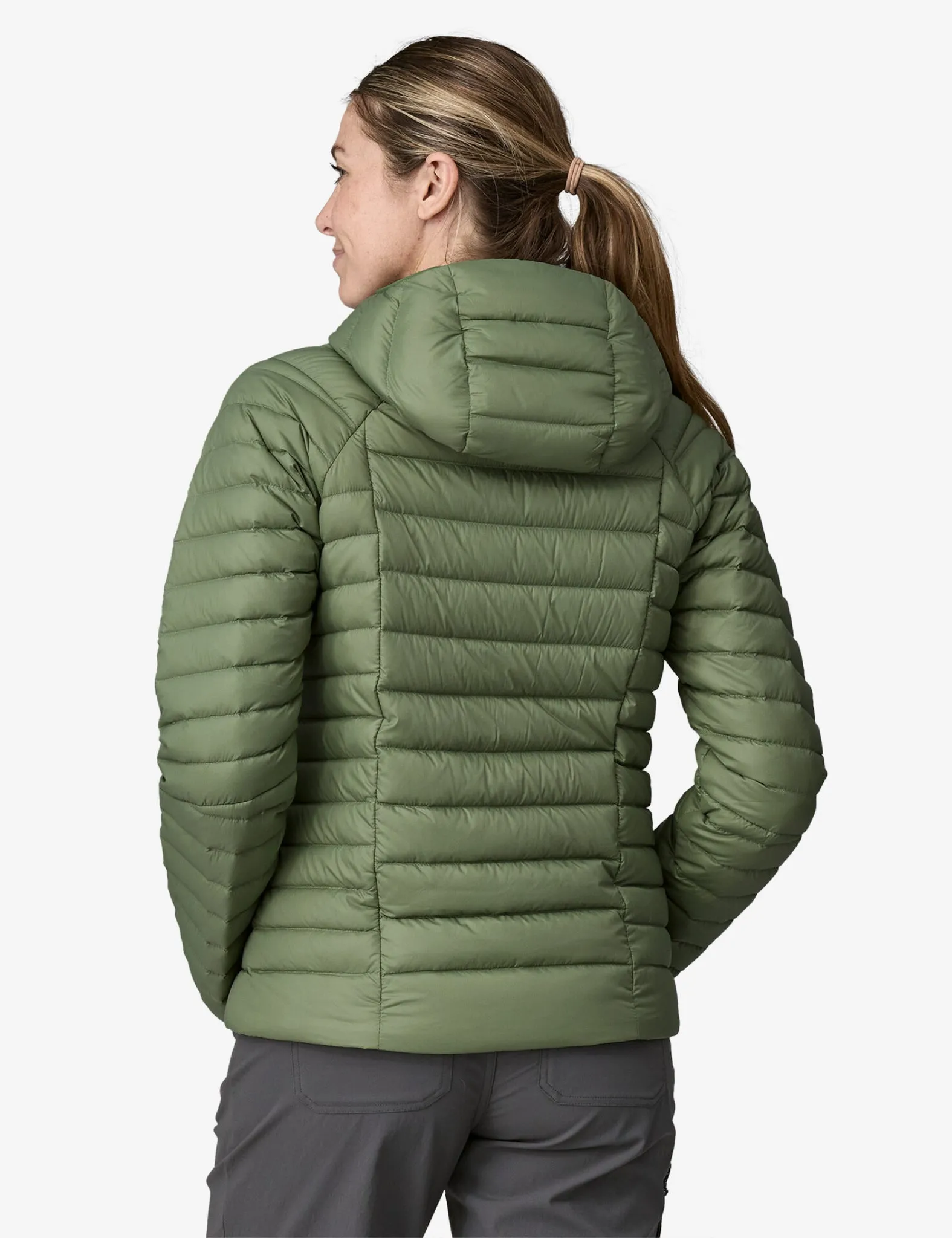 Patagonia Women's Down Sweater Hoody - Terrain Green