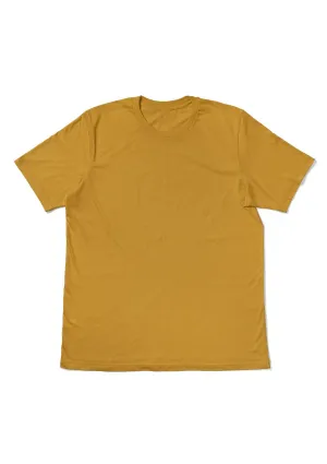 Perfect TShirt Co Womens Original Boyfriend T-Shirt - Mustard Yellow