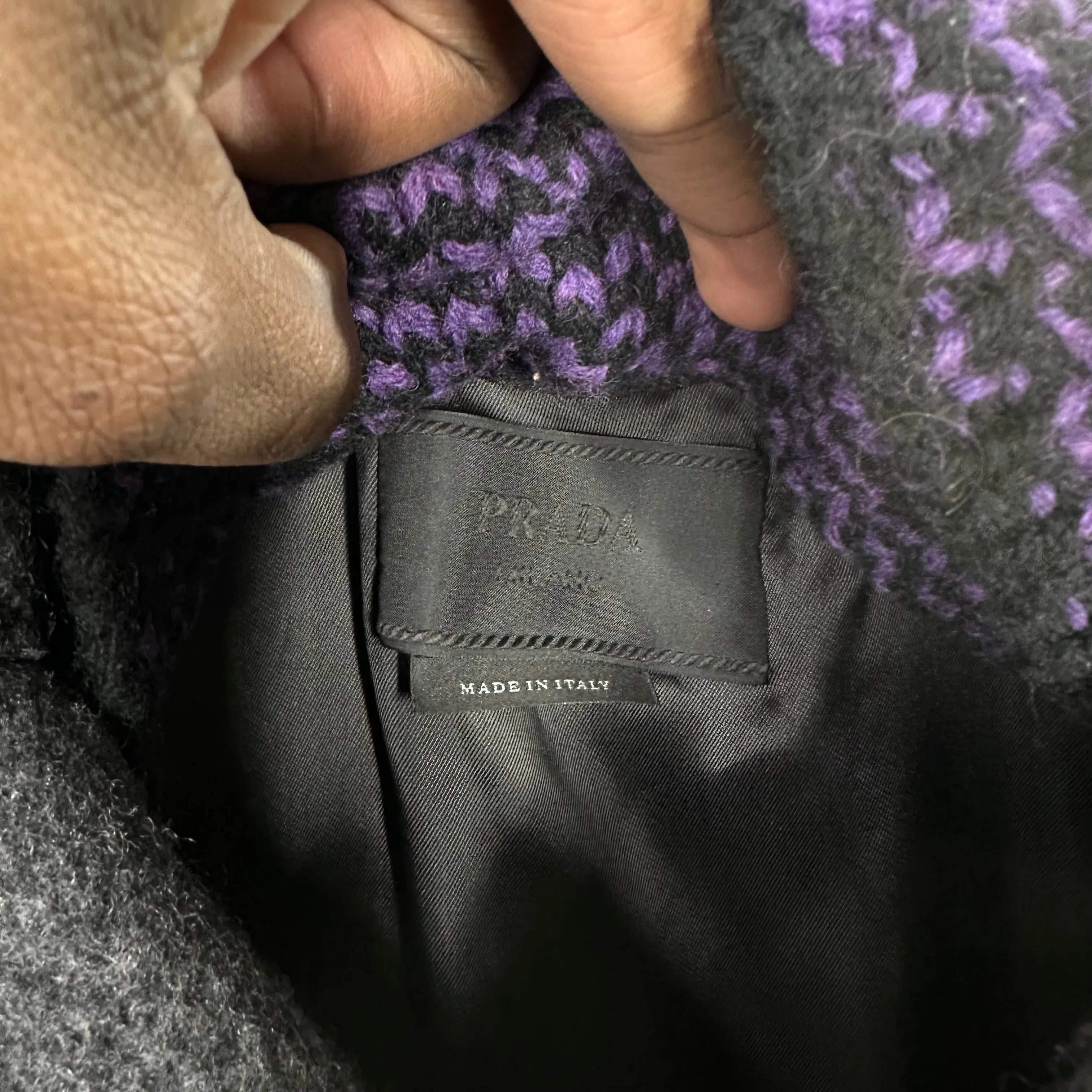 Prada Double Breasted Trench Coat