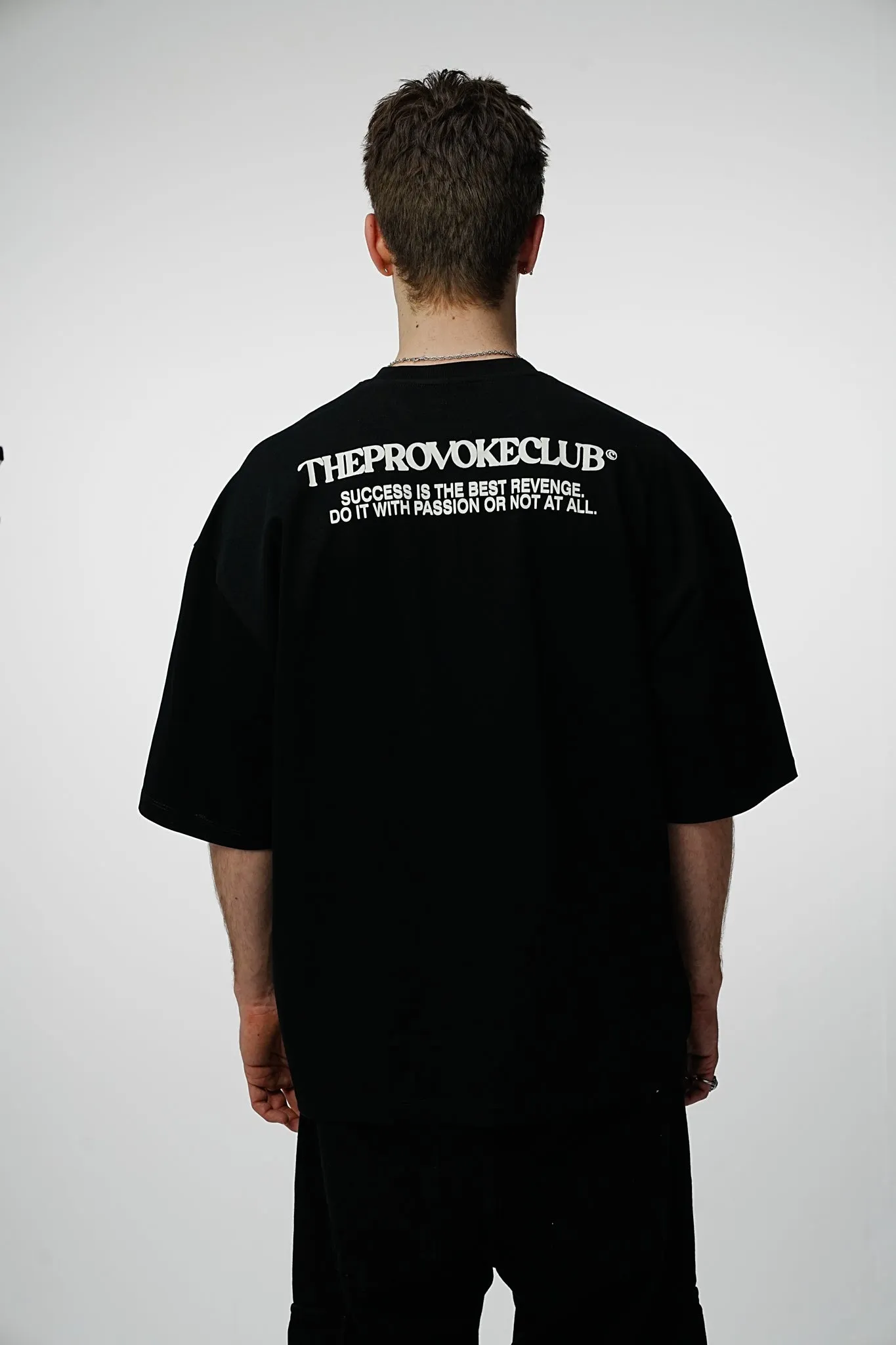 Provoke Heavy Oversized Tee - Black