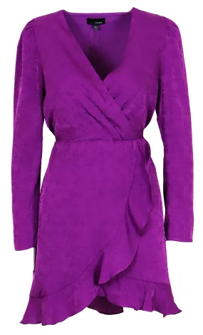 Purple Gavin Wrap Dress