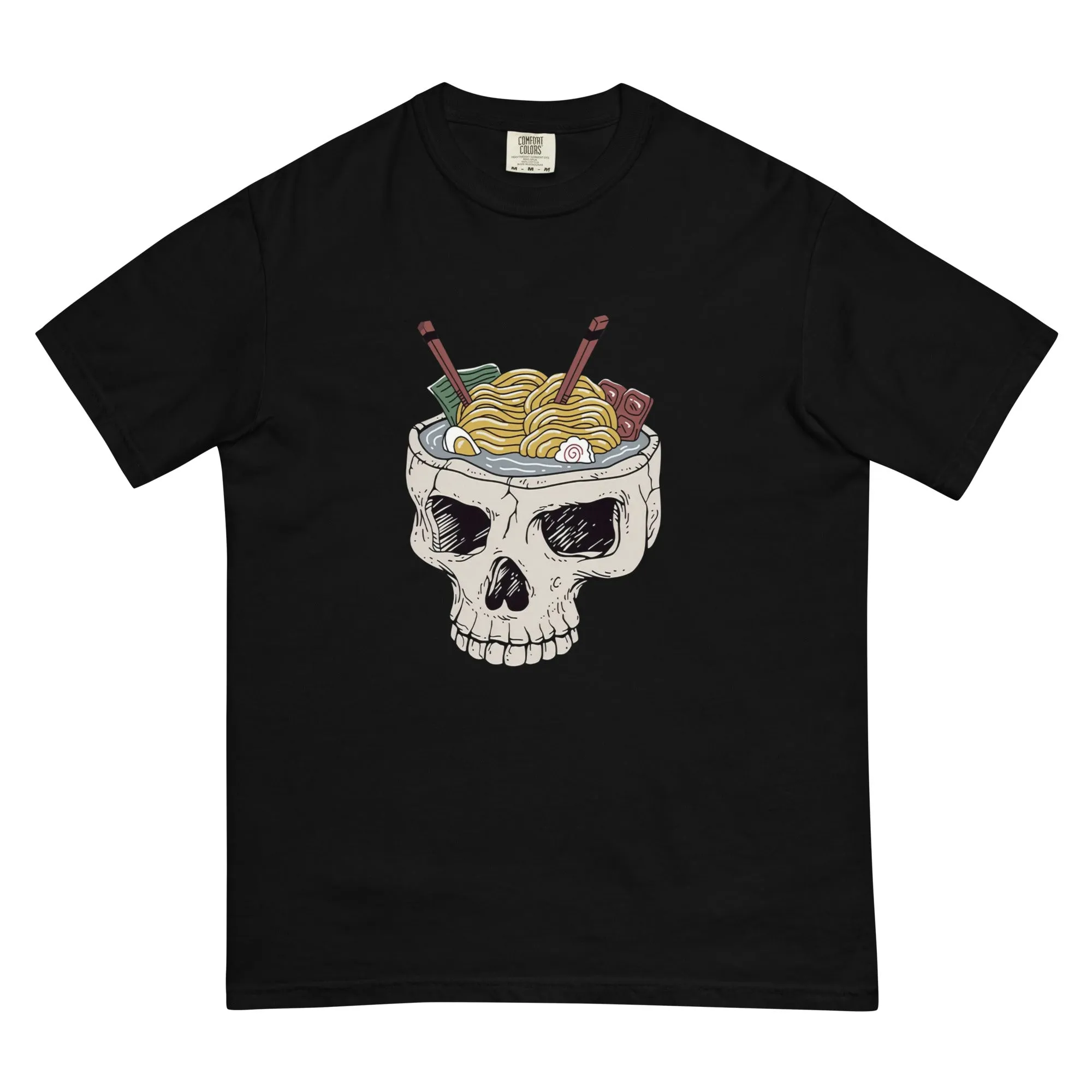 Ramen Noodle Skull Bowl garment-dyed heavyweight t-shirt