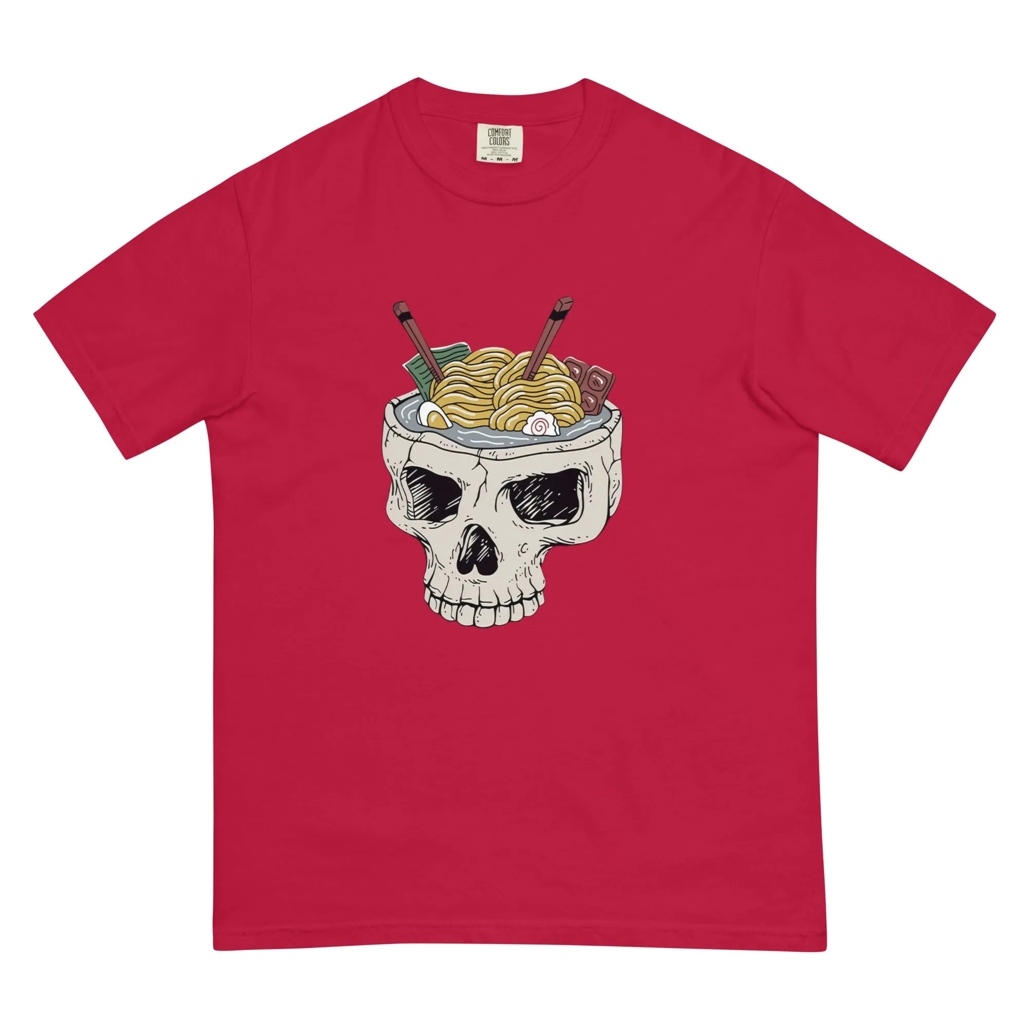 Ramen Noodle Skull Bowl garment-dyed heavyweight t-shirt