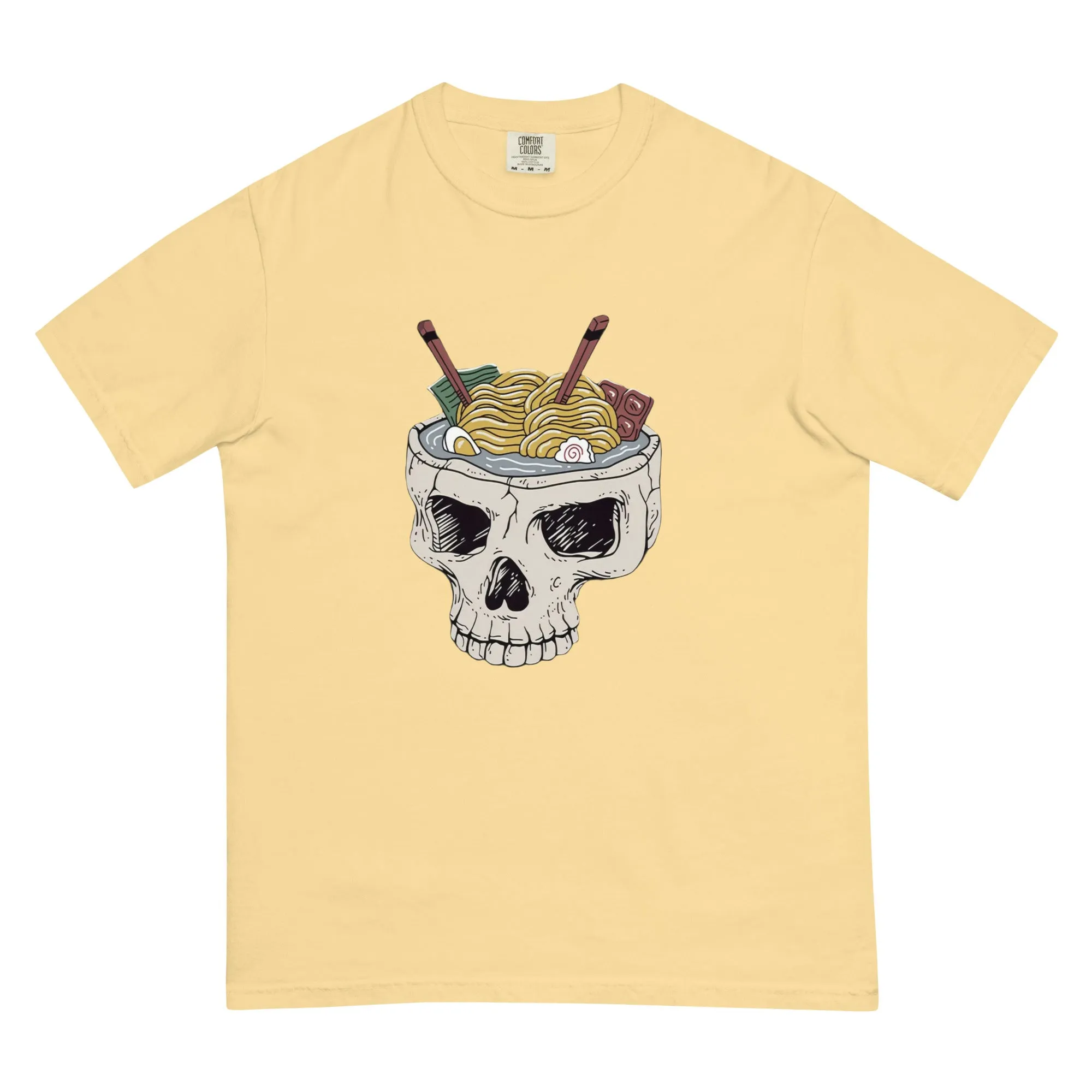 Ramen Noodle Skull Bowl garment-dyed heavyweight t-shirt