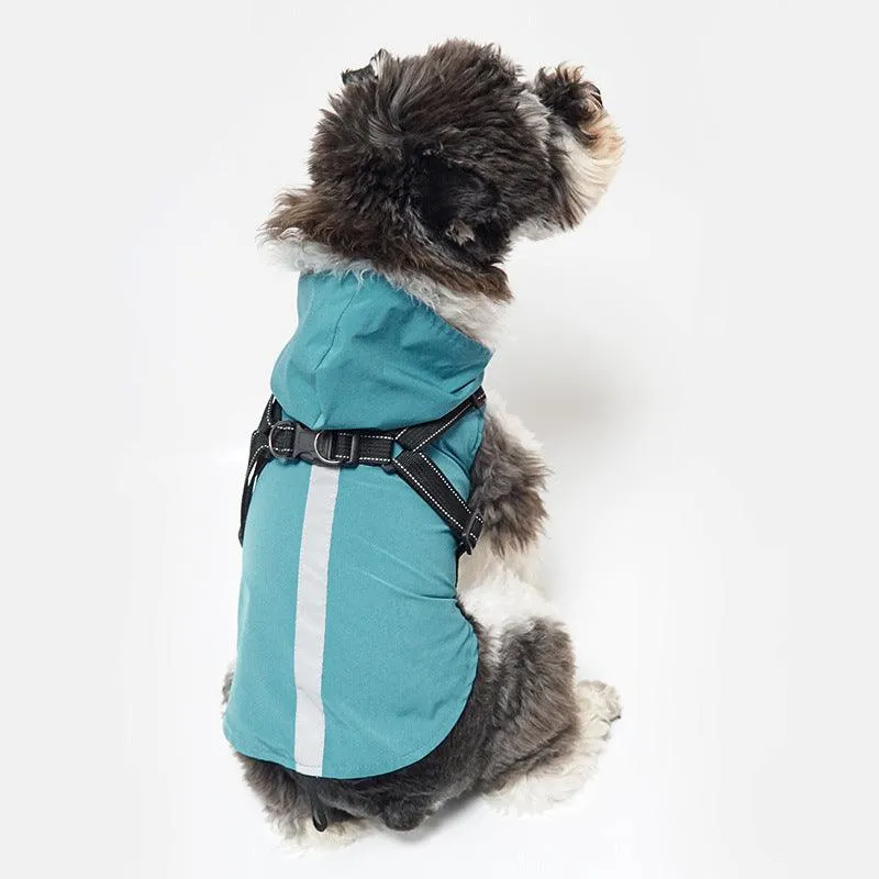 Reflective Waterproof Dog Raincoat