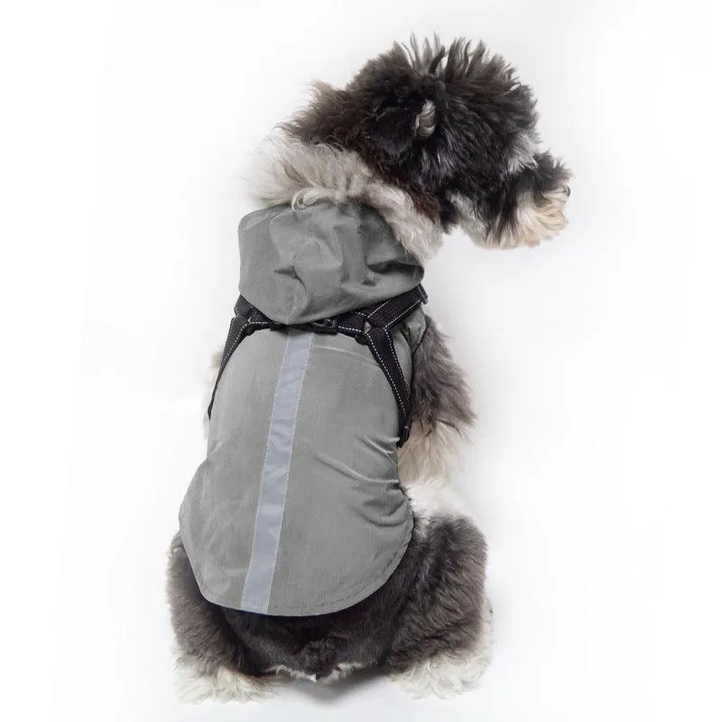 Reflective Waterproof Dog Raincoat