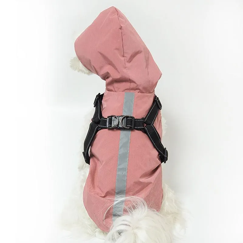 Reflective Waterproof Dog Raincoat