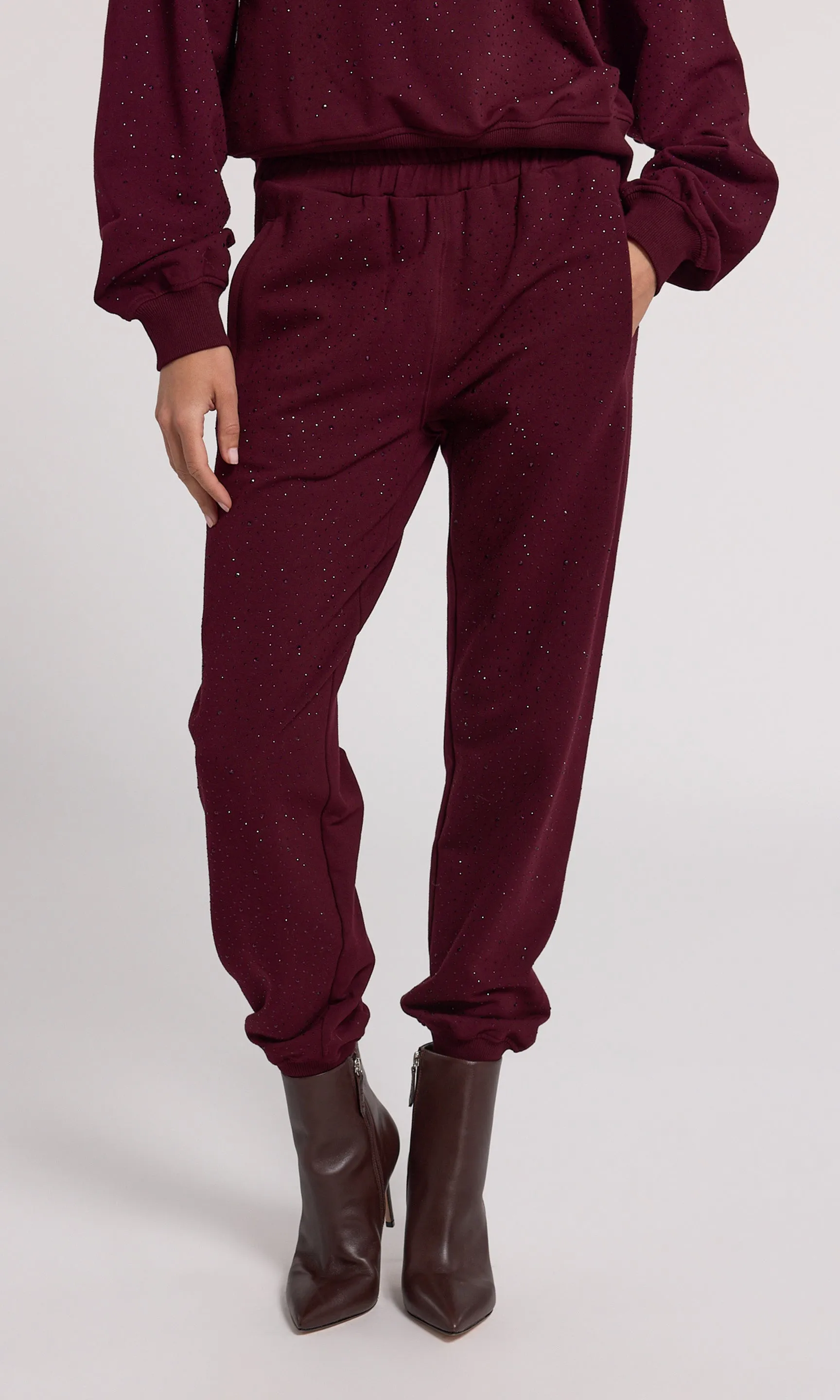 Ruel Compact Crystal Sweatpants