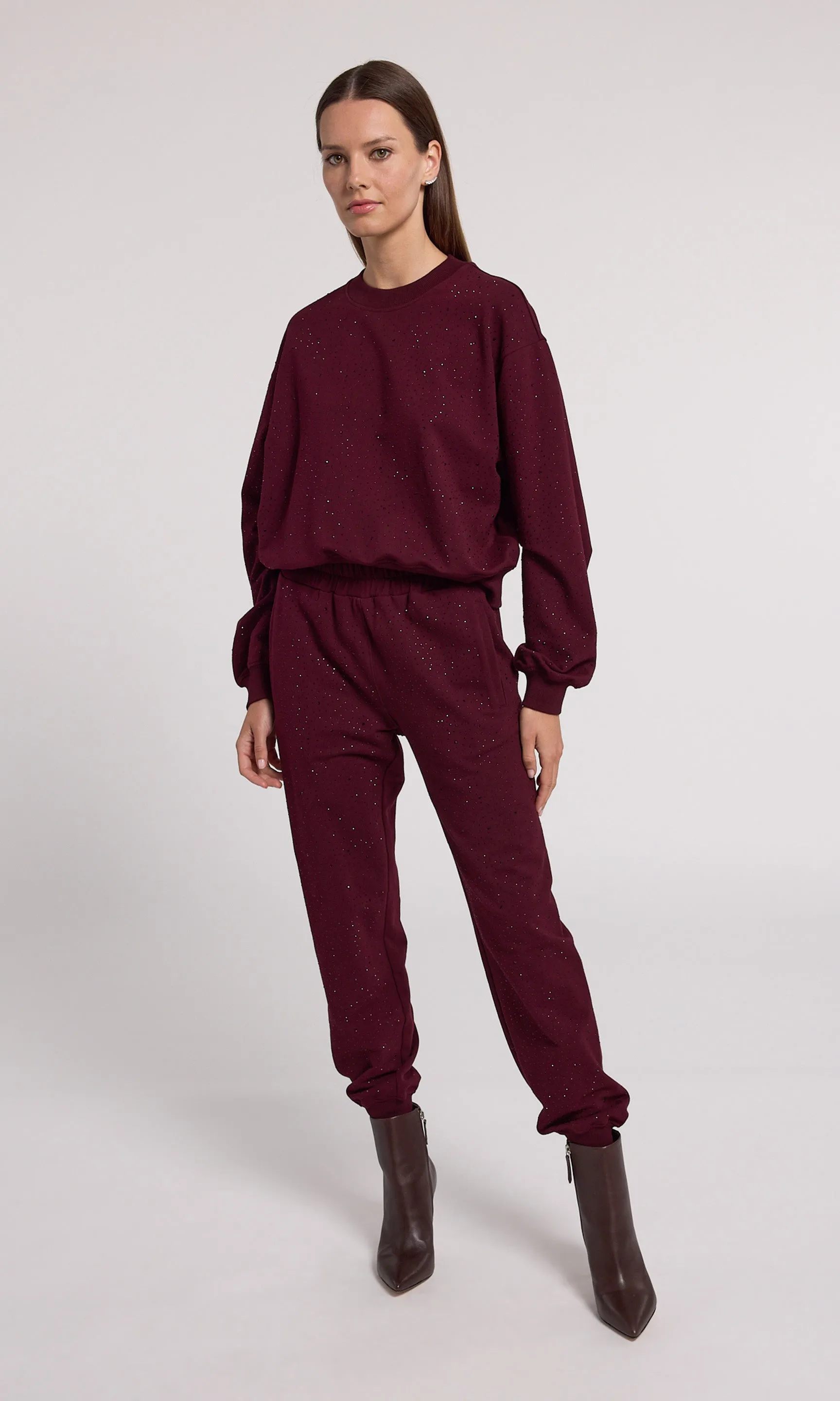 Ruel Compact Crystal Sweatpants