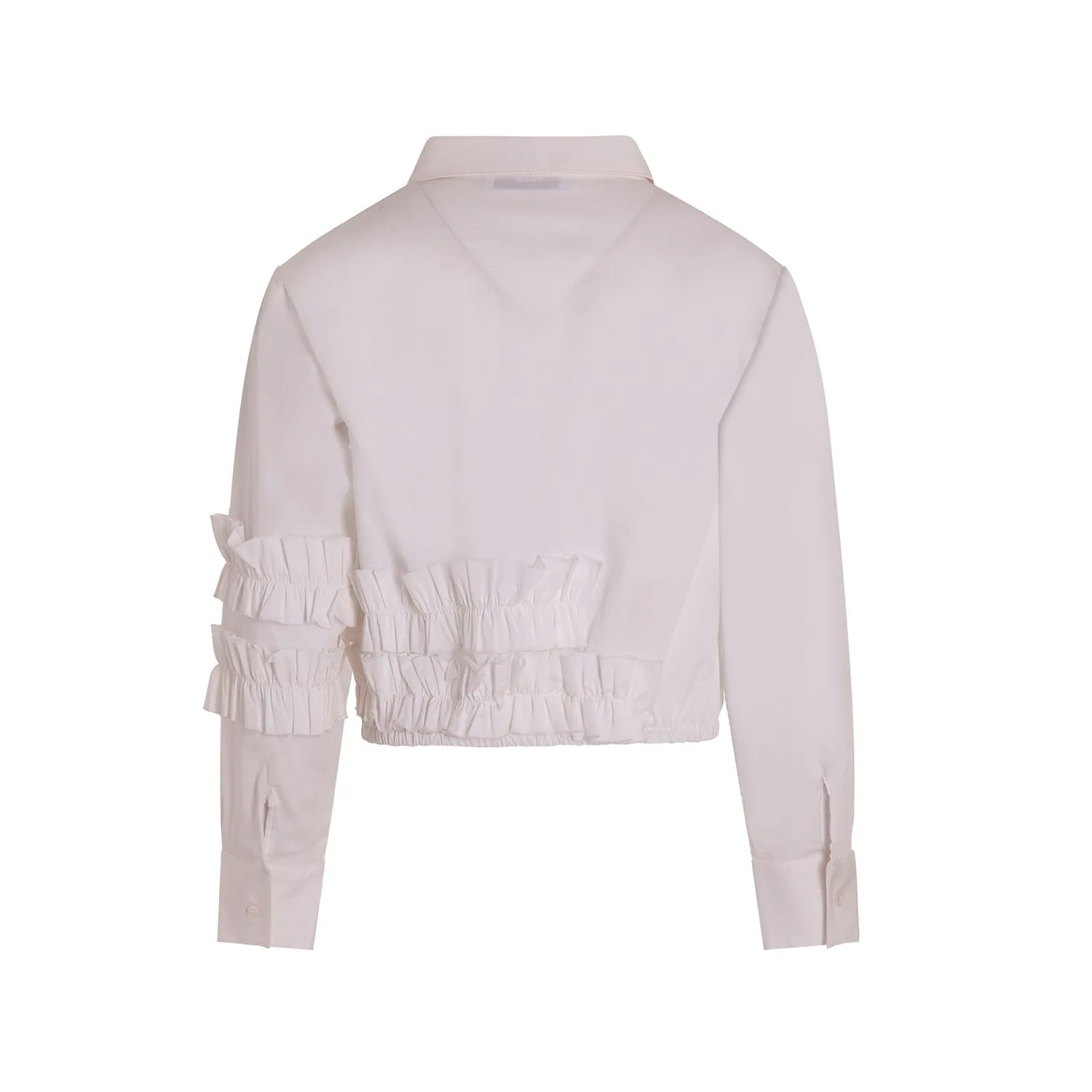 Ruffles Poplin Shirt