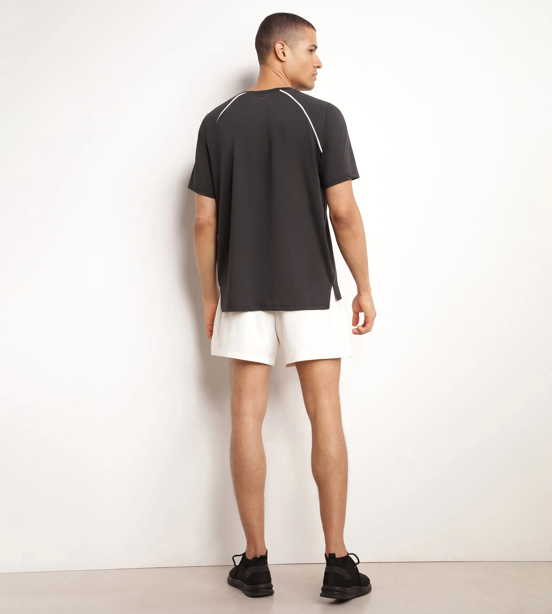 Short de sport homme en matière aérée Écru Dim Move