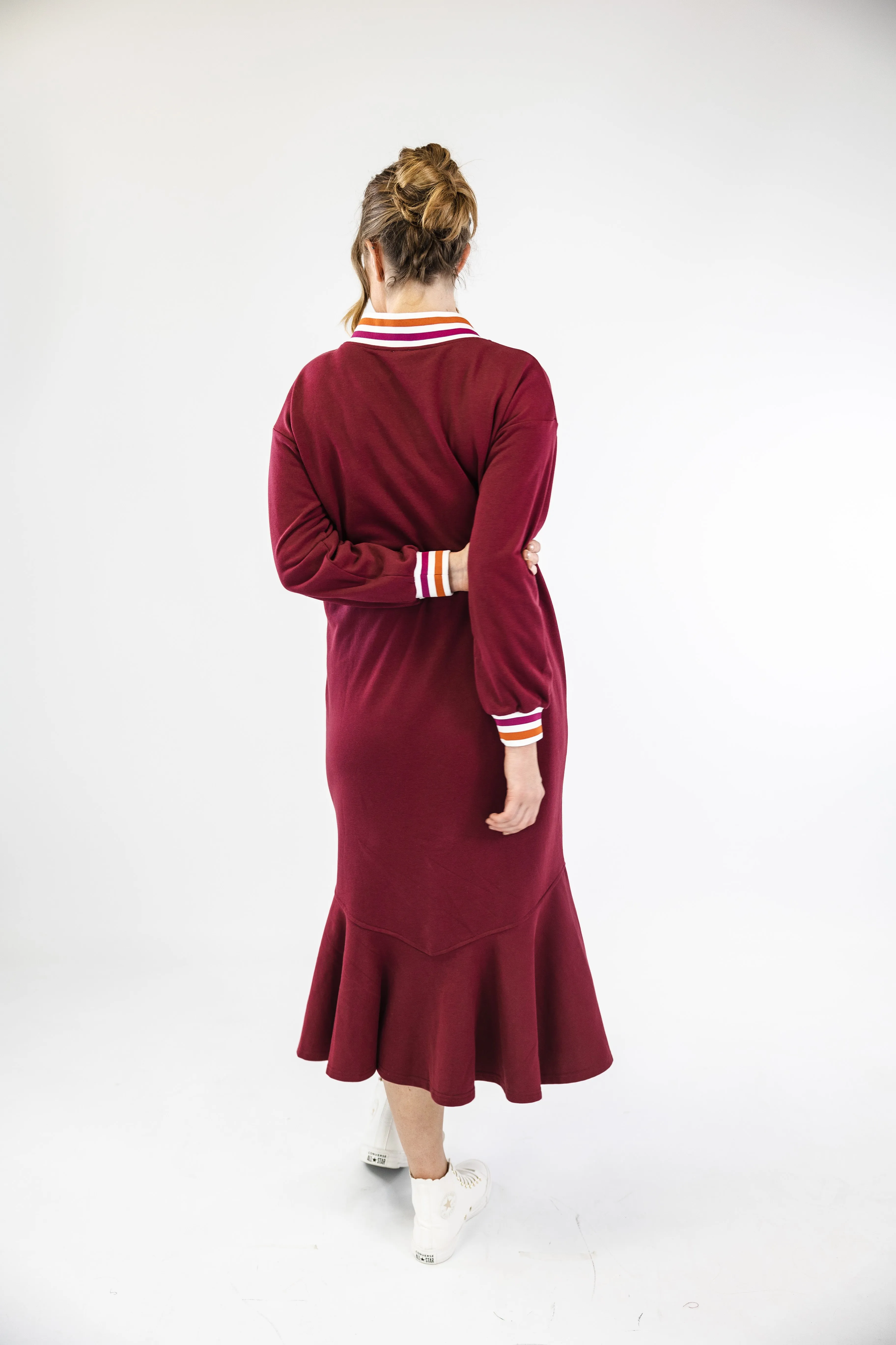 Sienna Dress (Burgundy)