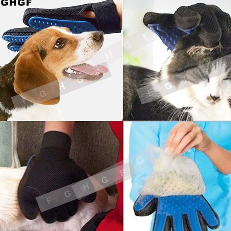 Silicone Cat Gloves Hair Comb Pet Bath Brush