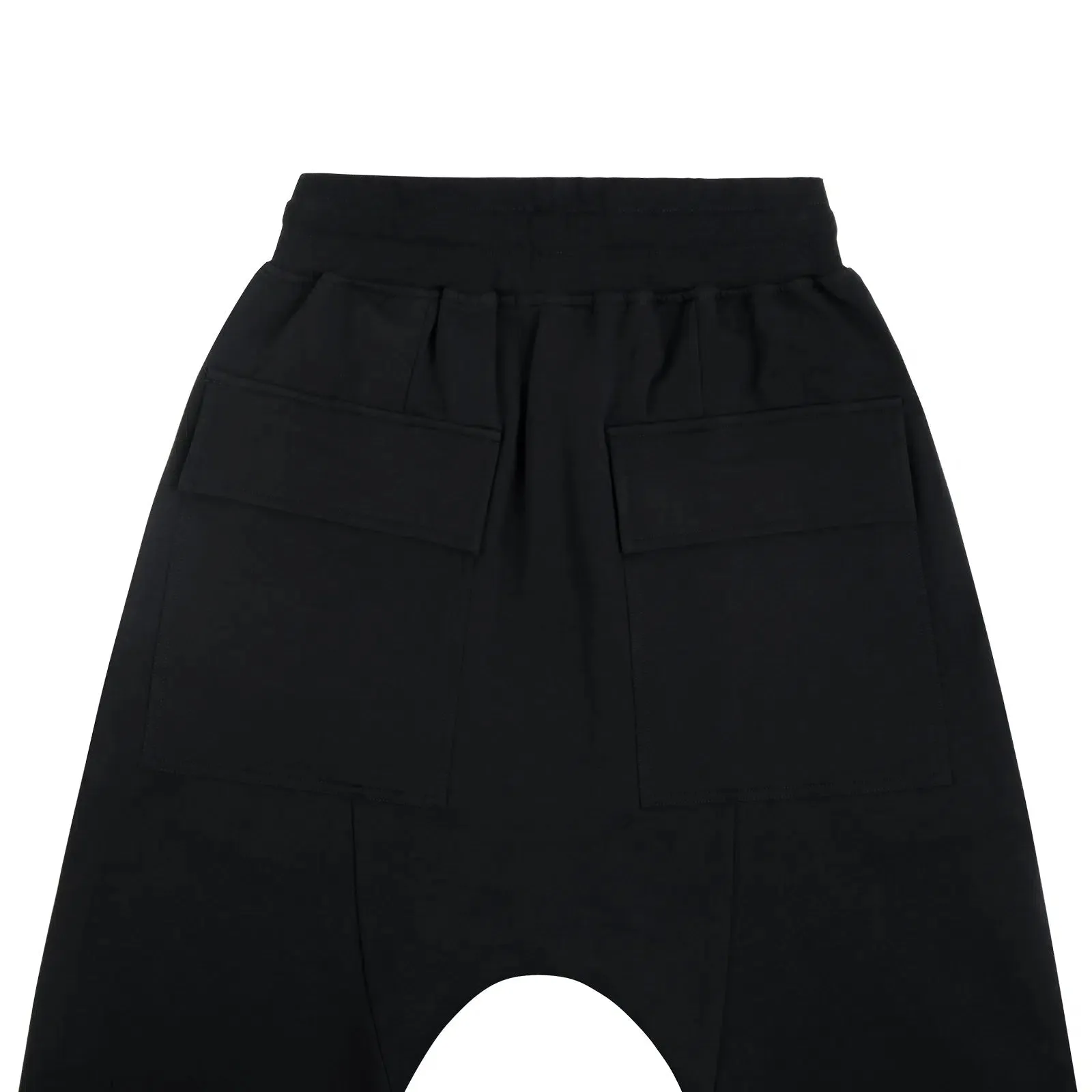 Slim-Fitting Stitching Crotch-Drop Sweatpants