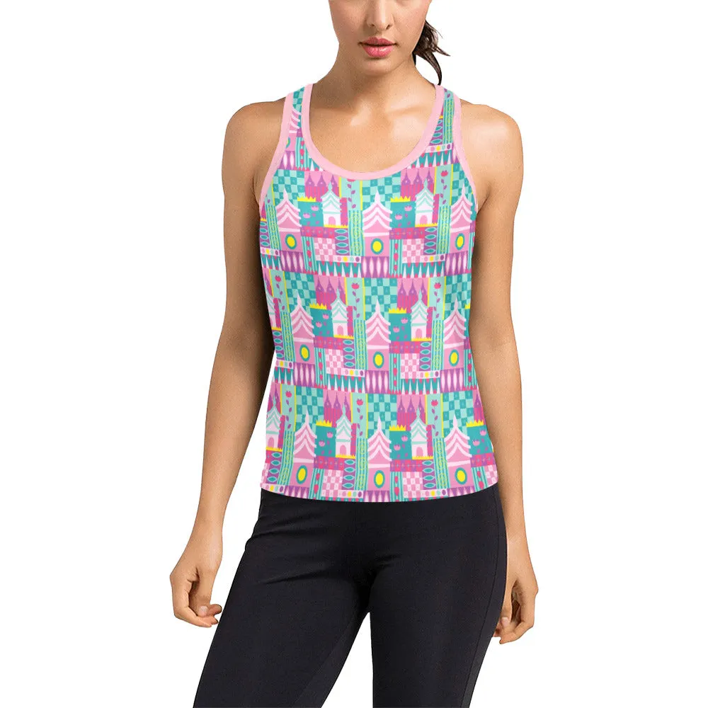 Small World Women's Racerback Tank Top