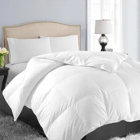 Soft & Fluffy Luxury Down Alternative Comforter - Hypoallergenic, Quilted, and Breathable for All Season Comfort - Ideal for Bedroom Decor and Cozy Sleeping Experience